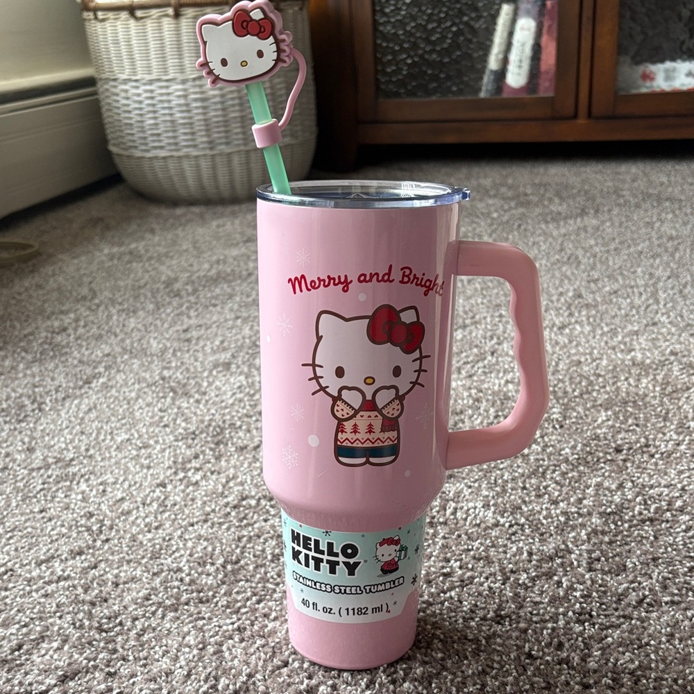 Hello Kitty Festive Pink Tumbler